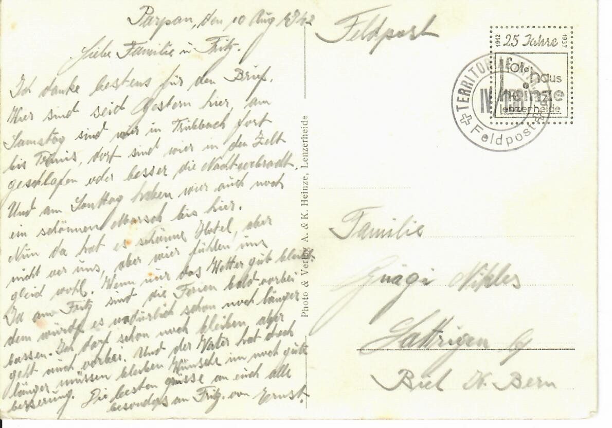 Cartoline postali: Parpan – Usato da Hochdorf venduto da Ziegel-16 1