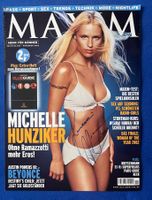MICHELLE HUNZIKER Original Autogramm Sexy 30x22 cm +COA!!
