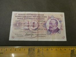 Schweiz 1977, 10 Franken