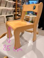 Chaise enfant en bois, solide et en bon état-25cm,top!