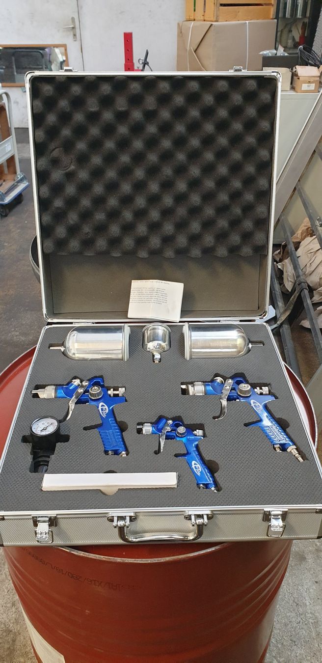 Tutti gli attrezzi: Spritzpistolen Set – Nuovo e nell'imballaggio originale da Müllheim Dorf venduto da Linus18 1