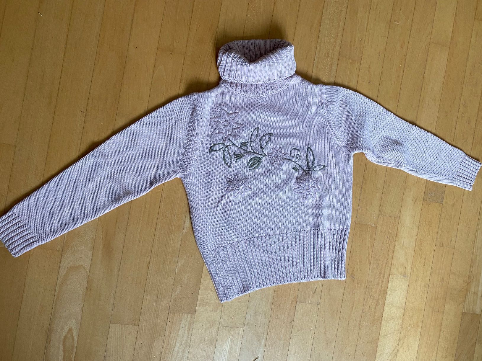 Pulls & Sweat-shirts: Olsen Rollkragenpullover rosa bestickt – D'occasion à Wallisellen par skorpion-11