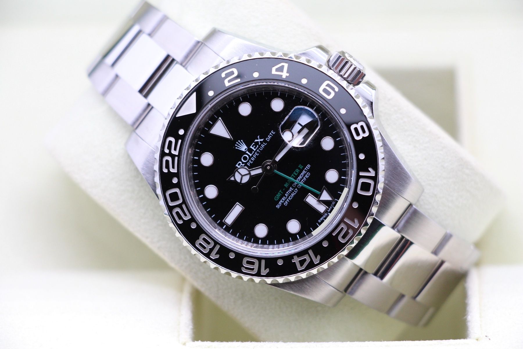 Rolex Orologi: Rolex GMT-Master II Ref. 116710LN, Original Box und Papiere – Usato da Zug venduto da eMDi_Collection 6