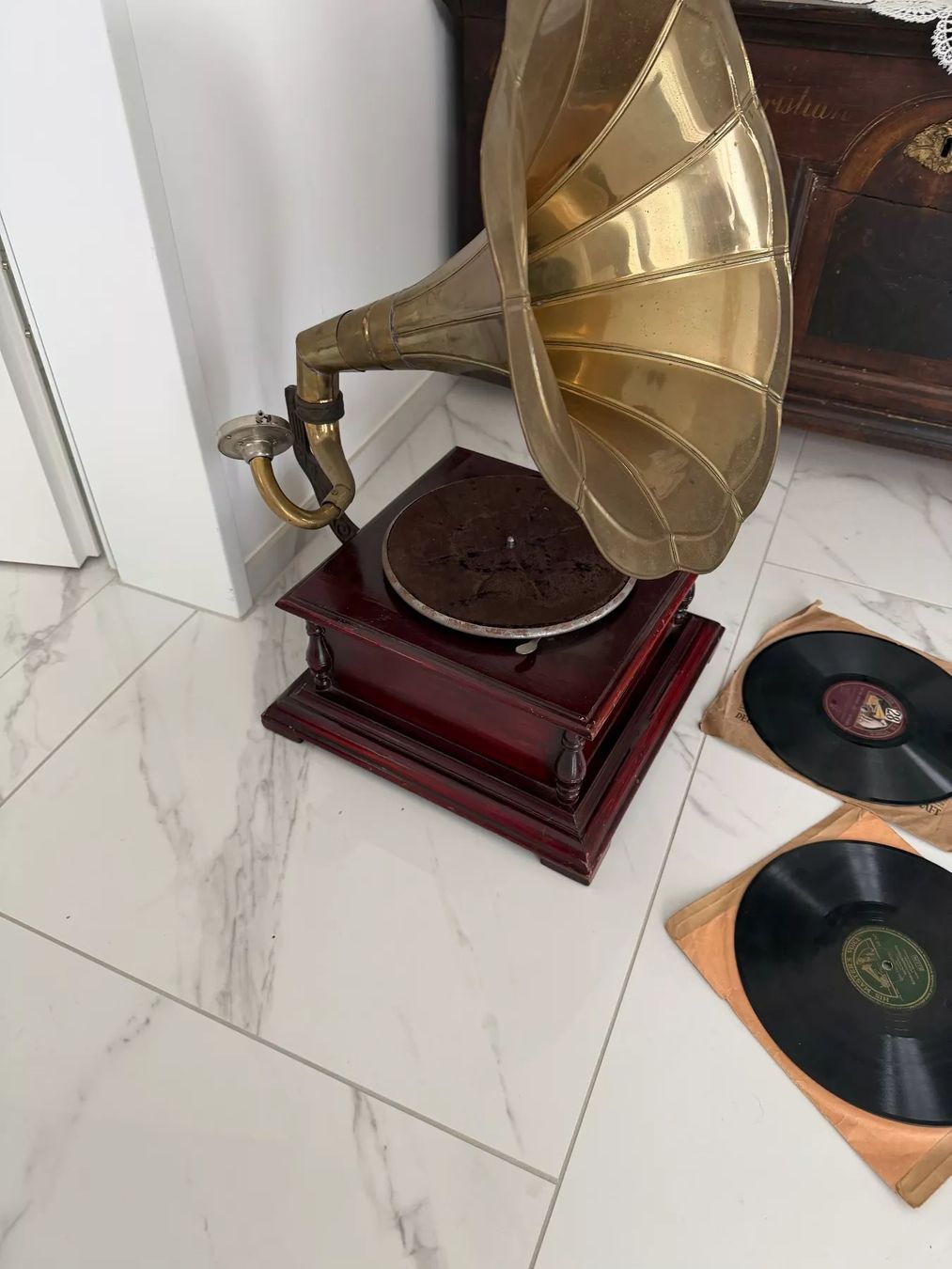 Giradischi: Antikes Trichtergrammophon – Usato da Schenkon venduto da Fastforward 1