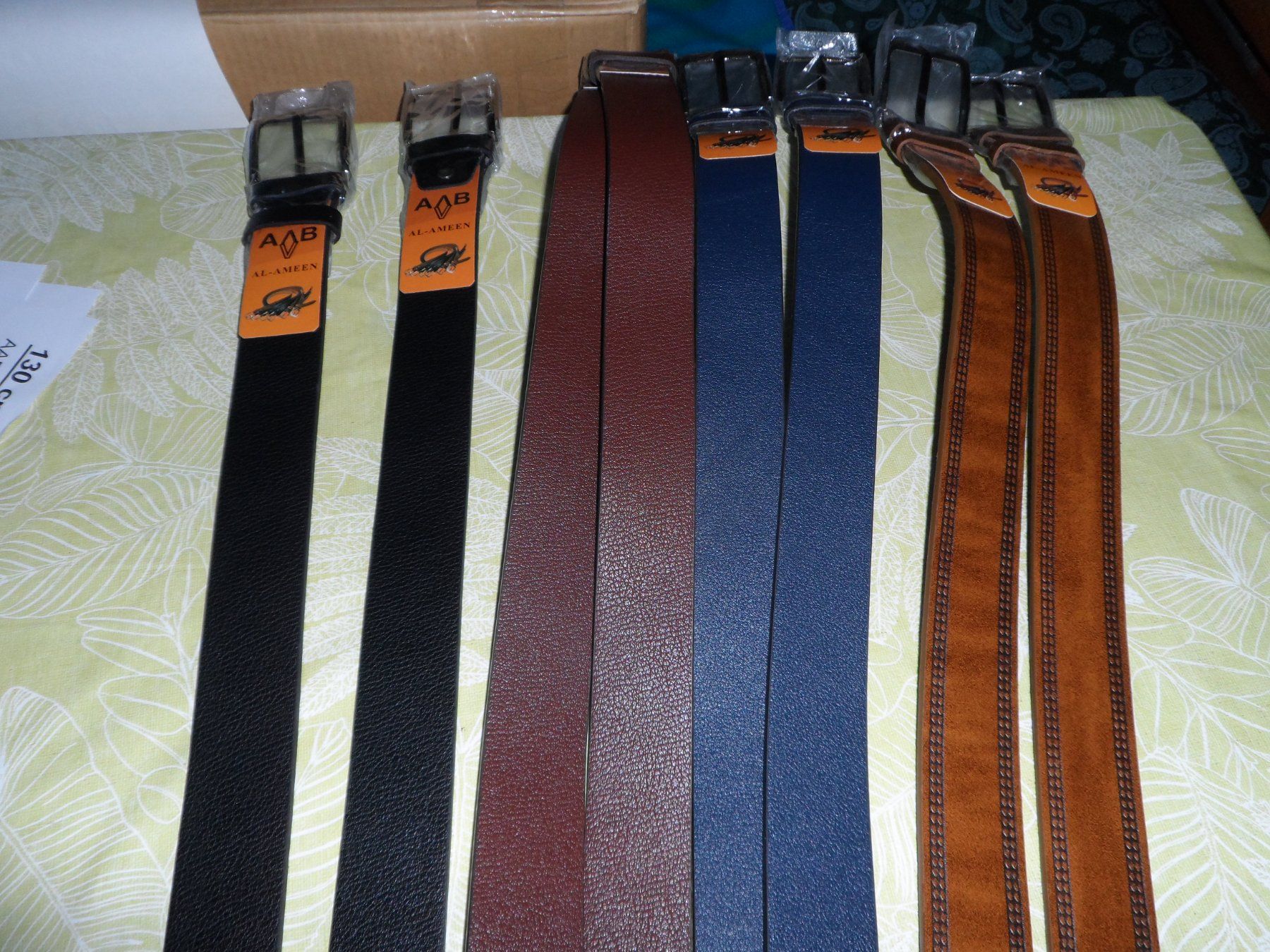 Gürtel: 2 Herren Gürtel,NEU,Dunkelblau,130cm – Neu und originalverpackt aus Riehen von tamola67 5