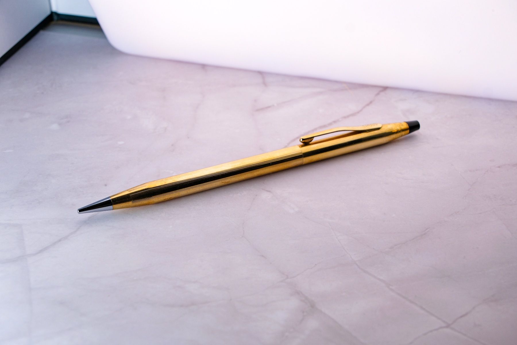 Bleistifte, Farbstifte & Kreide: Cross Minenbleistift Gold Plated – Defekt aus Fribourg von wat_2cff 2