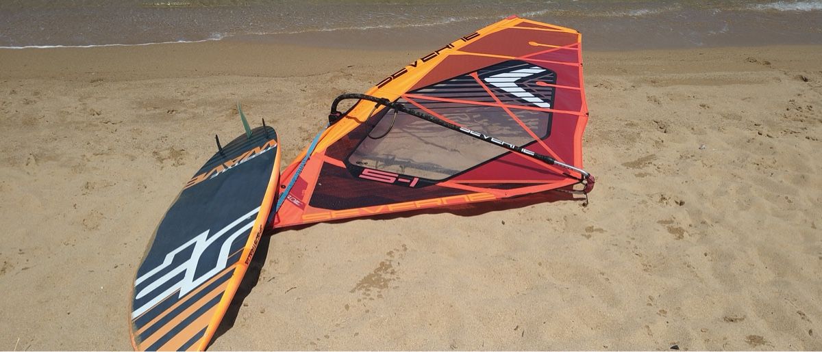 Surfen: Severne 4 Latten Wavesegel S-1 4.0  – Gebraucht aus Wichtrach von wildpigwomen12 3
