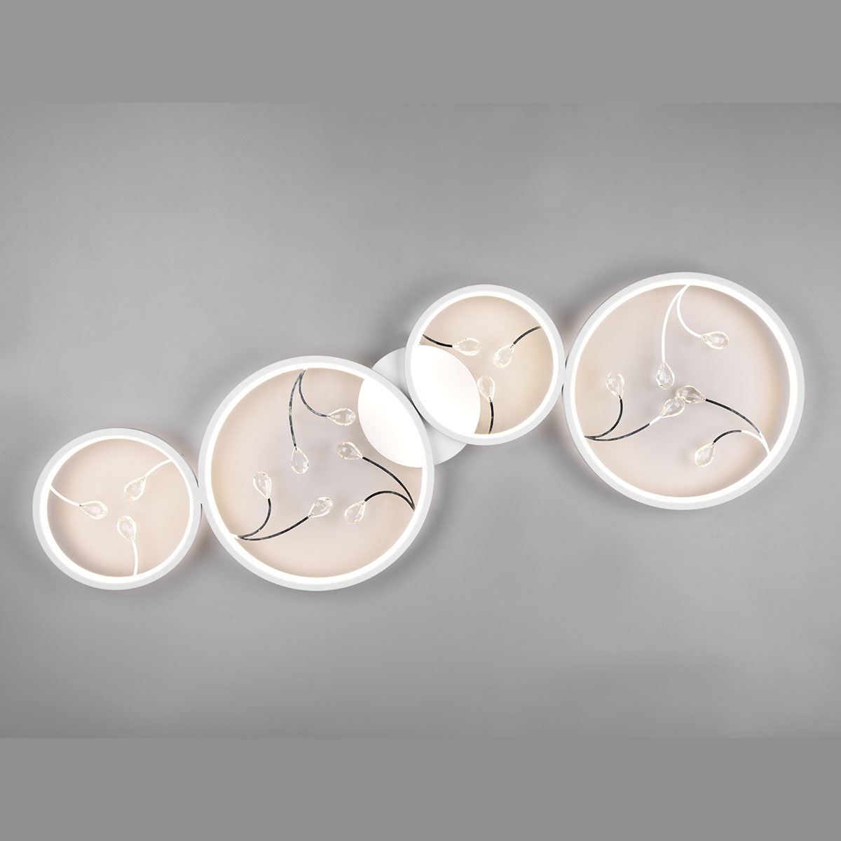 Lampadari & plafoniere: LED Deckenleuchte, 95 cm x 40 cm, Ringe – Nuovo (secondo la descrizione) da Kreuzlingen venduto da Smart-Light 2