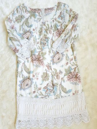 KLEID DRESS XS 34 ein LIEBLINGSSTÜCK BEIGE TOP ZU BLAZER