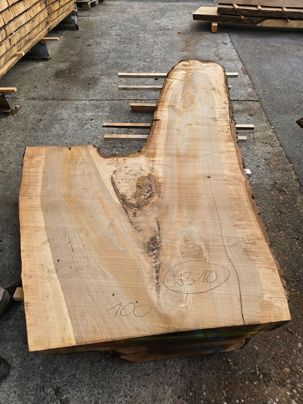Holzartikel: Nussbaumbrett XXL Gabel – Neu (gemäss Beschreibung) aus Ramsei von Waelchris 3