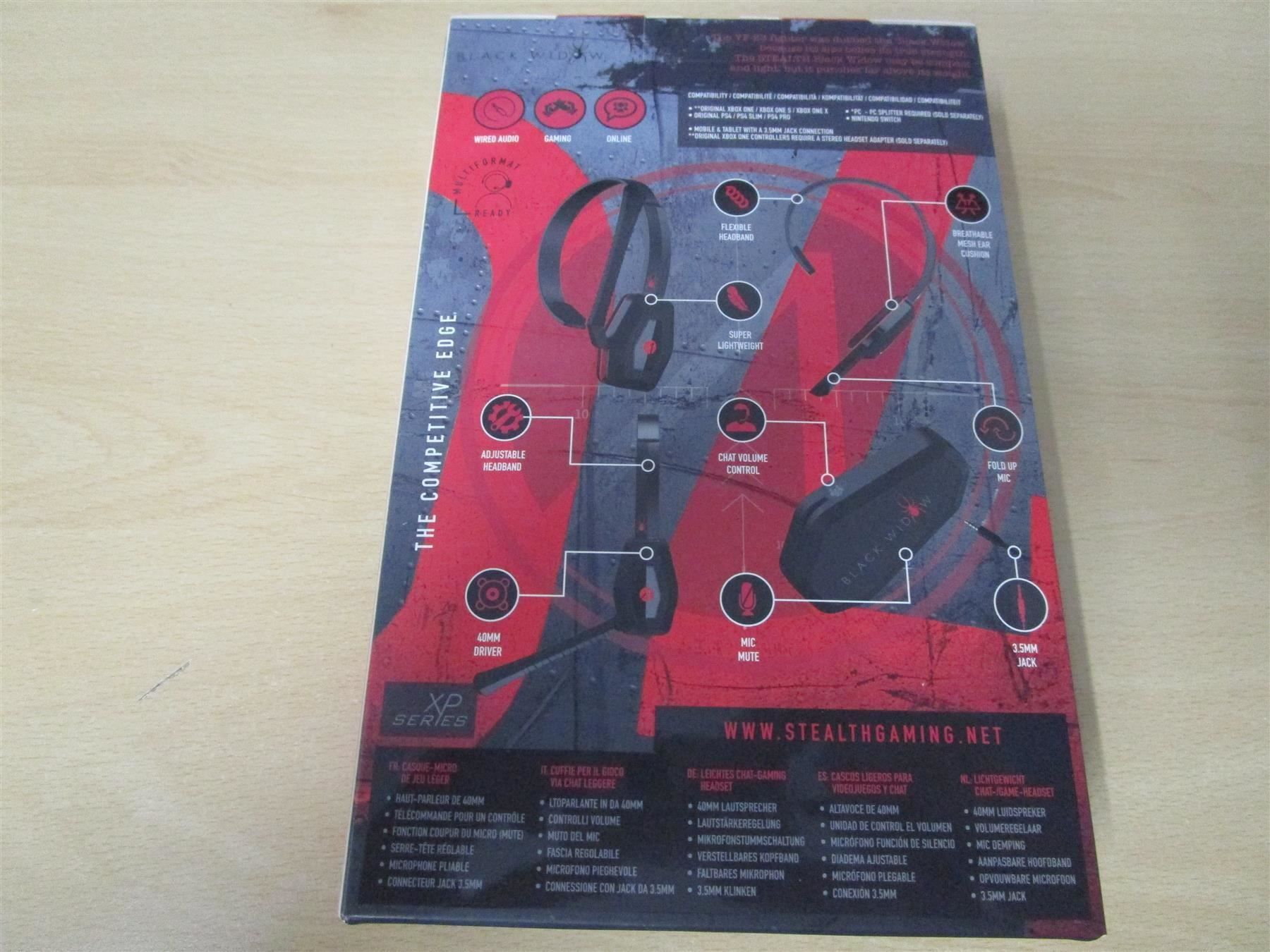 Microsoft Cuffie: Xbox One XP-Black Widow Headset Stealth – Nuovo e nell'imballaggio originale da Goldau venduto da agestuffer 1