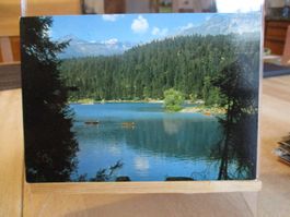 Flims Caumasee Piz Grisch Postkarte  1978  2