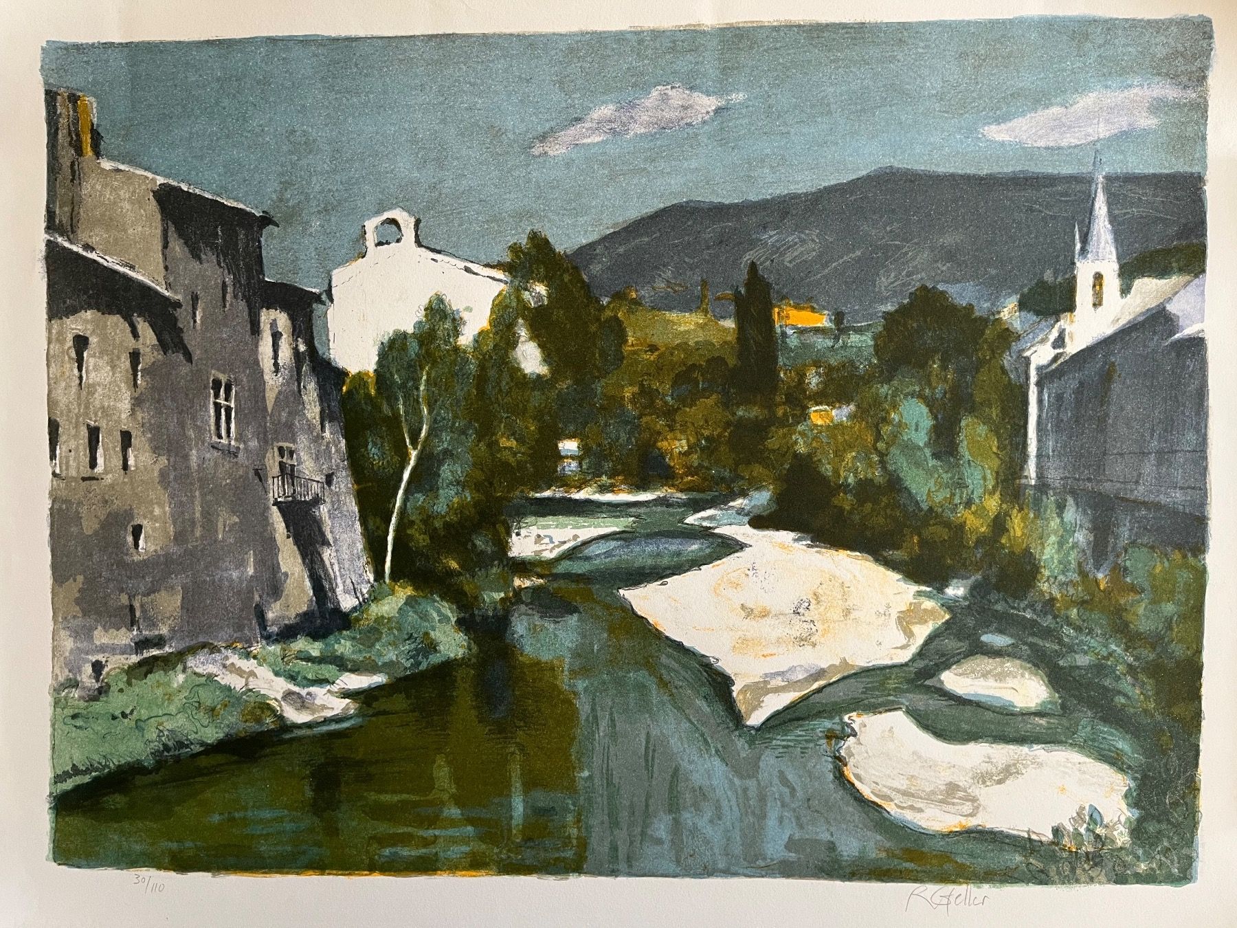 Grafiken & Lithographien: Rolf Gfeller Bern – Gebraucht aus Untervaz von Kunstegga