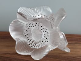 Lalique Flower Candle Holder