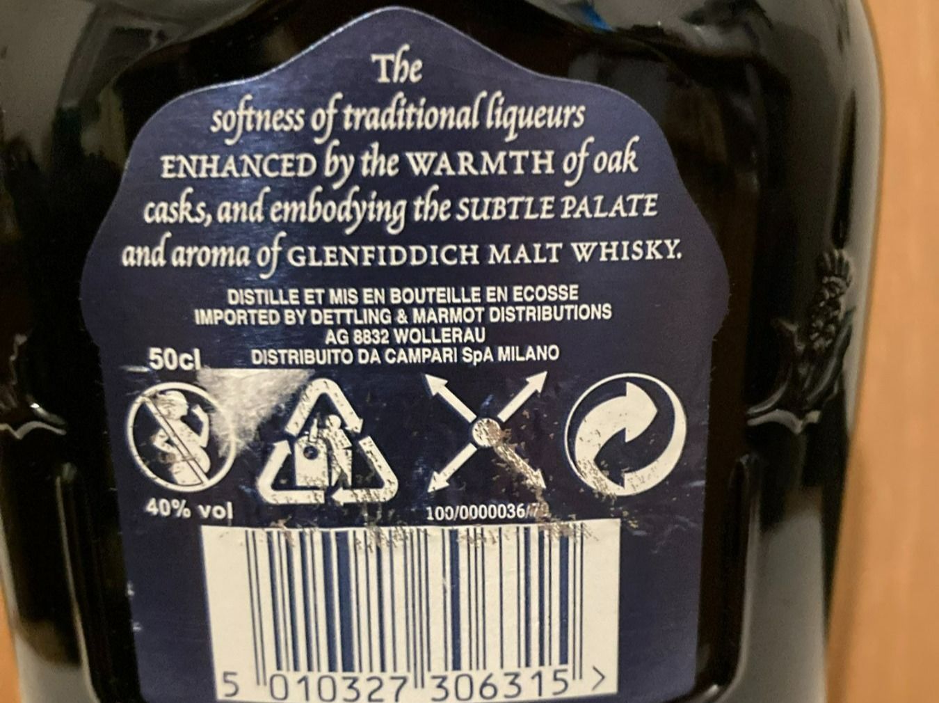 Glenfiddich Bevande alcoliche: Glenfiddich Malt Whisky Liqueur – Nuovo e nell'imballaggio originale da Altenrhein venduto da Tribun75 5