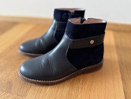 Jacadi Navy Blue Leather Boots G28