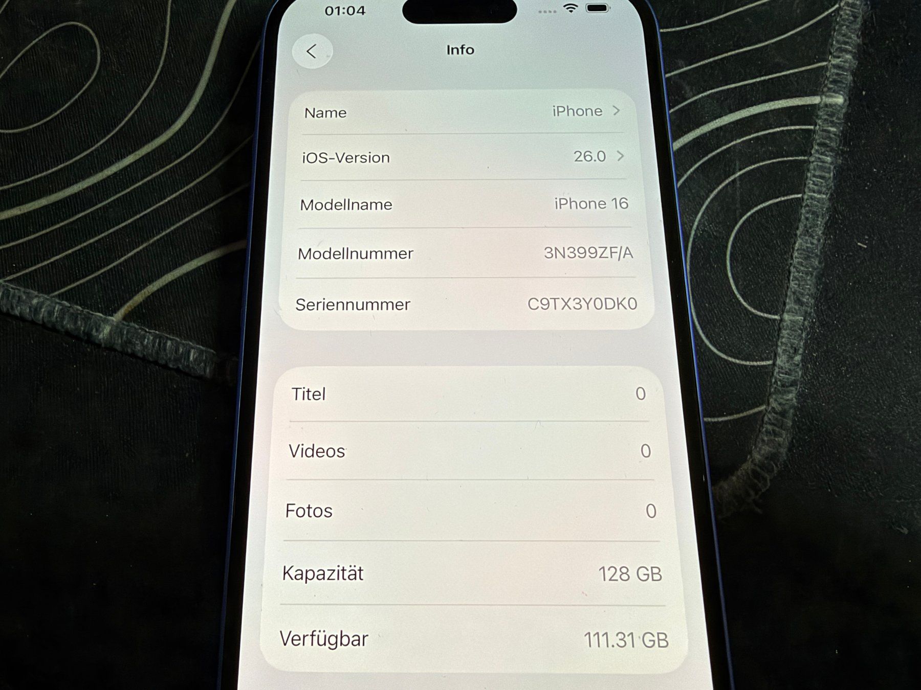 Apple Handys / Smartphones: Iphone 16 128Gb#198 – Gebraucht aus Au SG von bah_6f5w 5
