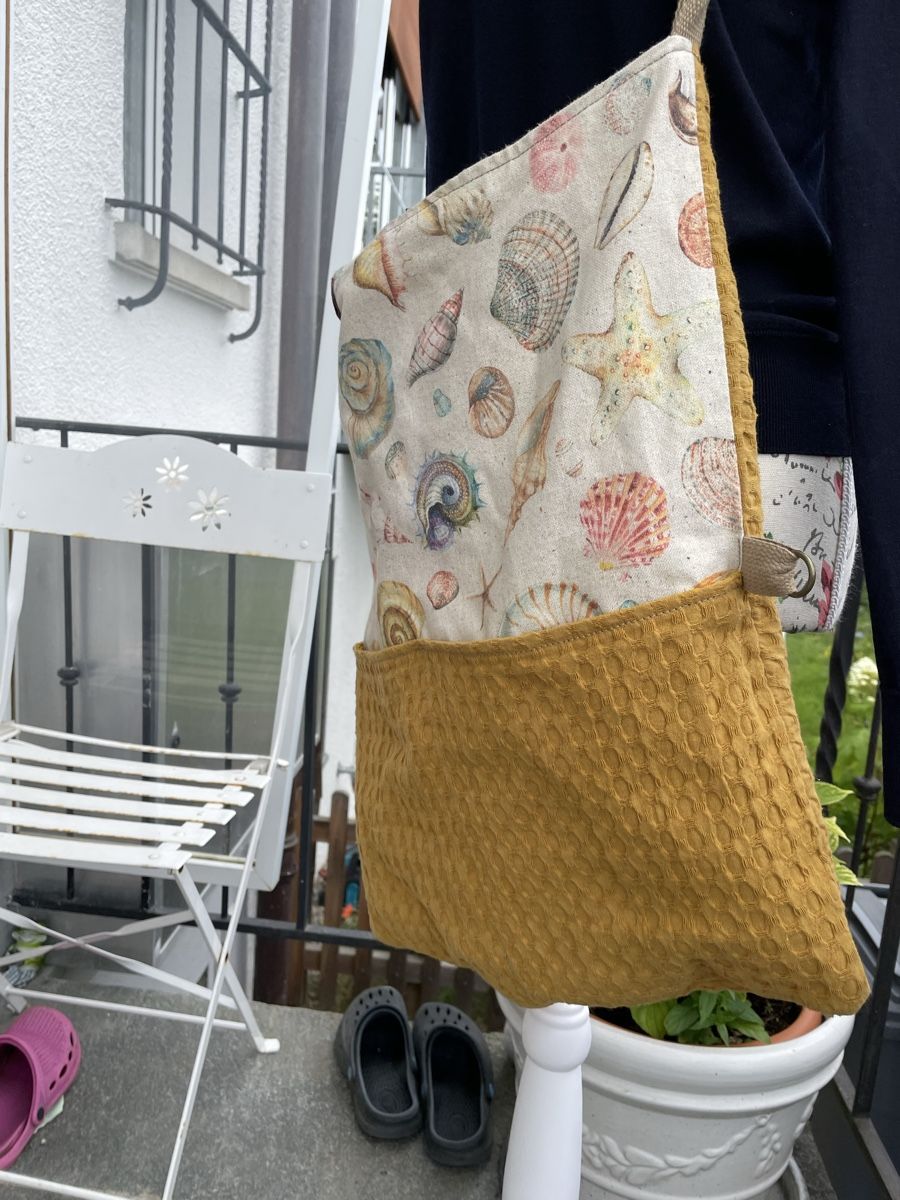 Borse da donna: Wende Cotton Tasche farobag 49x42 cm – Usato da Zürich venduto da Pamuk04 2