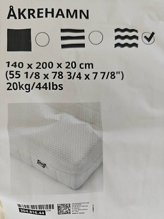 Materassi: Matelas 140x200 – Nuovo e nell'imballaggio originale da Lausanne venduto da gio_cp62