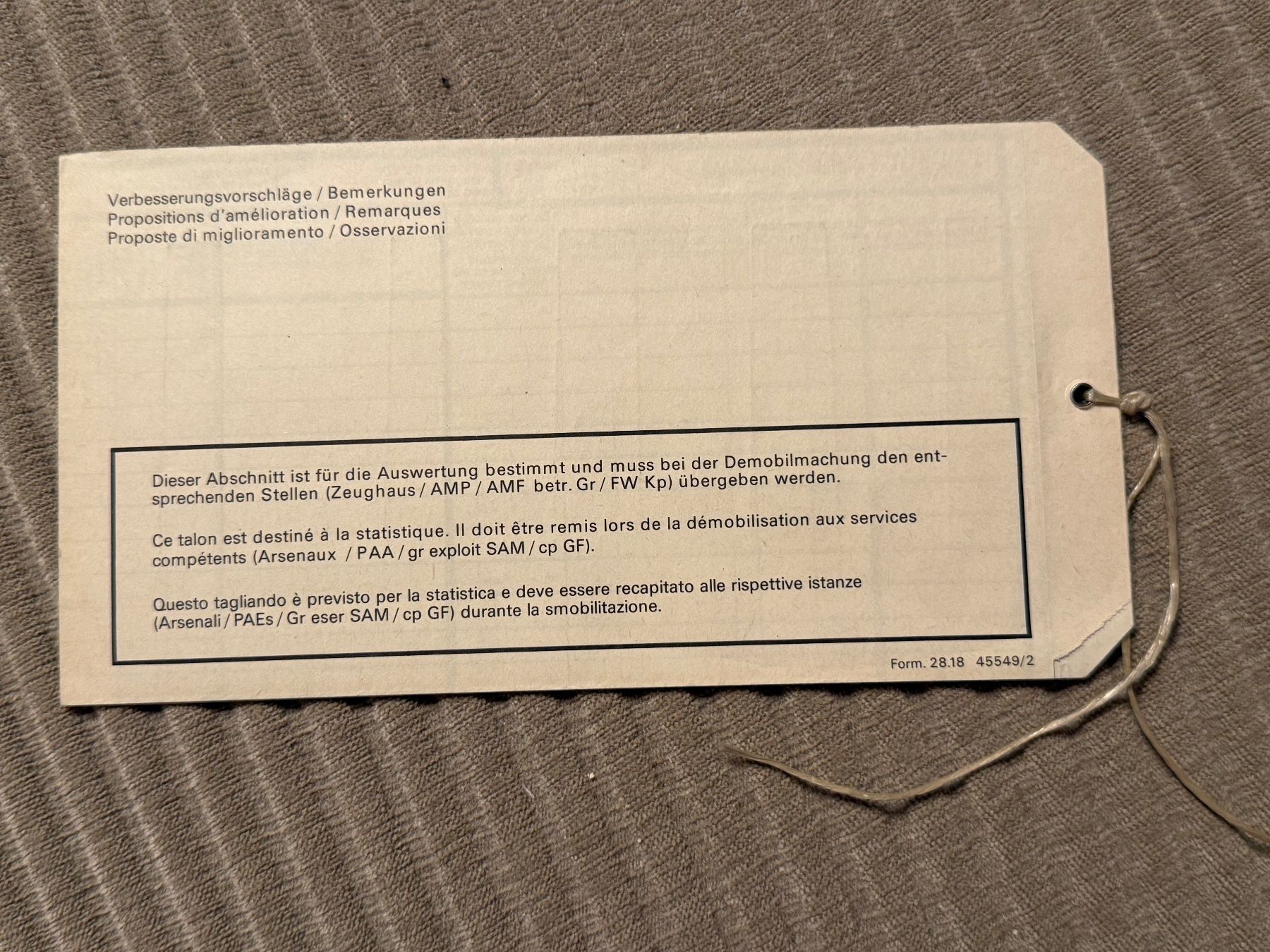 Schweizer Armee Plaketten & Abzeichen: Rep-Etikette von 1976 - Schweizer Armee – Gebraucht aus Brütten von Hst1 4