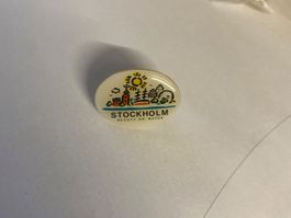 Souvenir rare: Pin's vintage de Stockholm, Suède