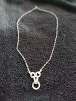 Collier chaine et strasse
