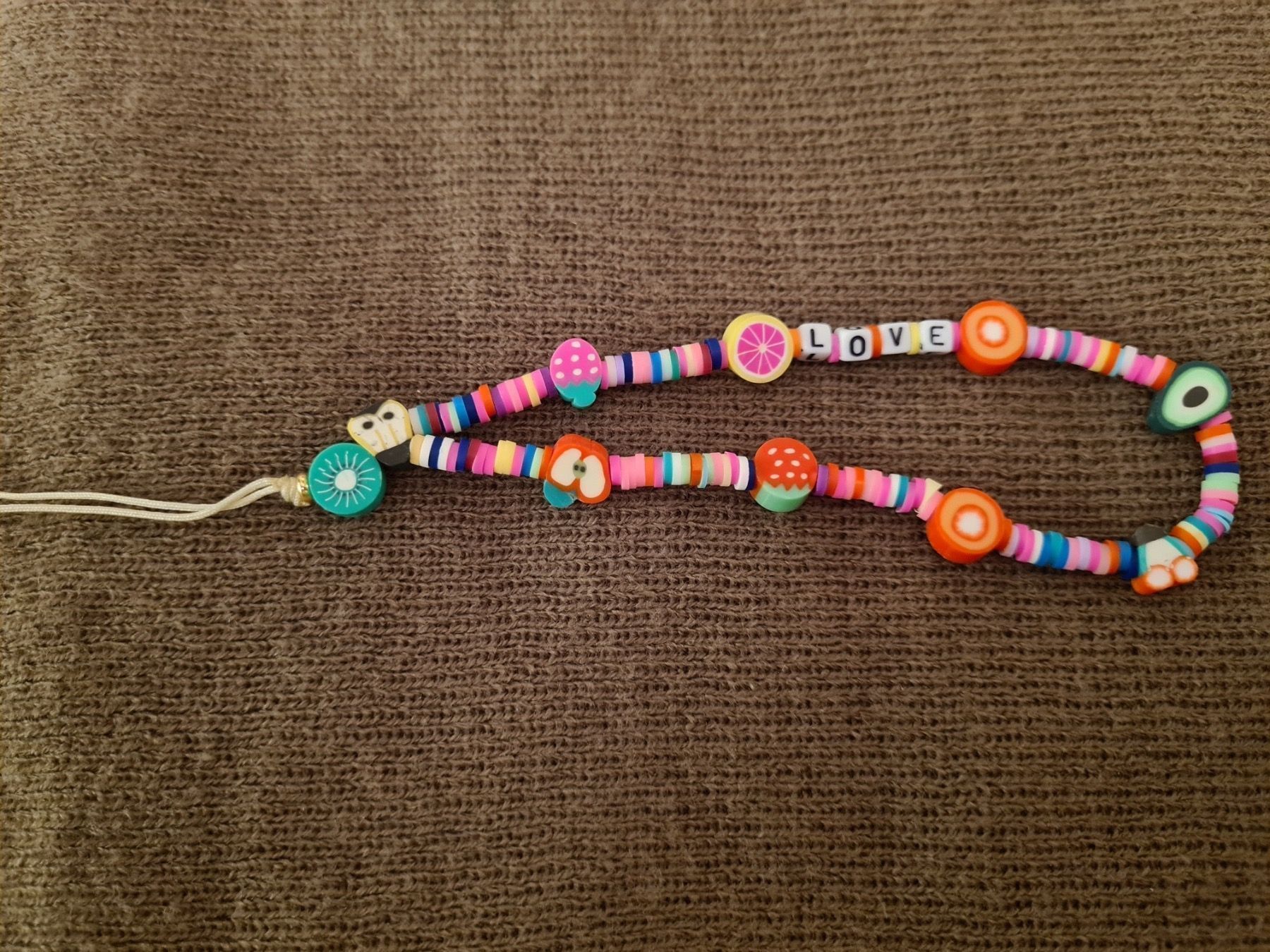 Catenine: Handykette Love + Früchte 1 – Nuovo e nell'imballaggio originale da Würenlos venduto da JRP_71 1