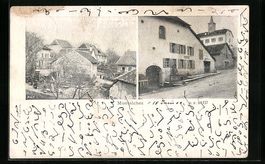 AK Montalchez, Strassenpartie im Ort