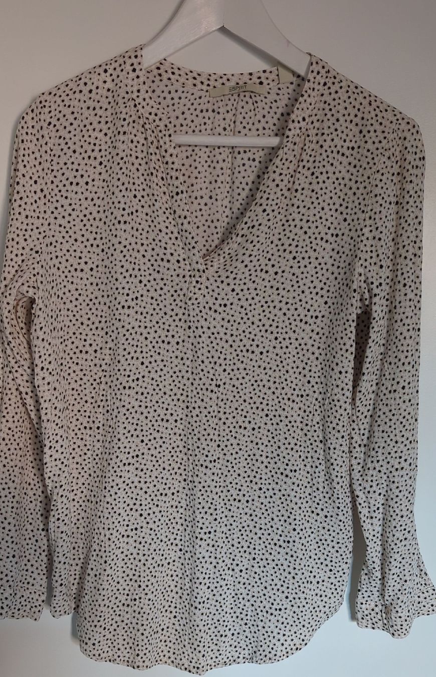 Blusen: Bluse Creme Gr. S, 100%Viskose – Gebraucht aus Neuheim von sh0_gbz7