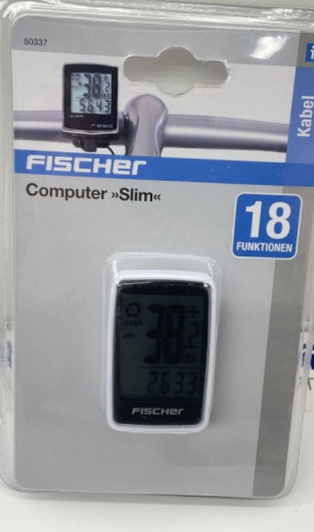 Fischer Pezzi di ricambio: Neuer Fischer Velo-Computer Slim – 18 Funktionen Top! – Nuovo e nell'imballaggio originale da Schönengrund venduto da VwRacer01