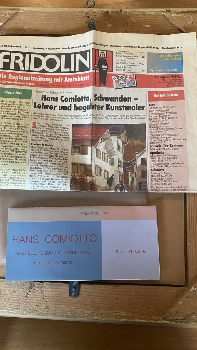 Dipinti: Pastellbild Hans Comiotto – Nuovo (secondo la descrizione) da Mitlödi venduto da rit_v5ym 1