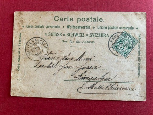 Cartoline postali: Loeb Bern 1900, antike Ansichtskarte, gelaufen – Usato da Bern venduto da oregonzwei 2