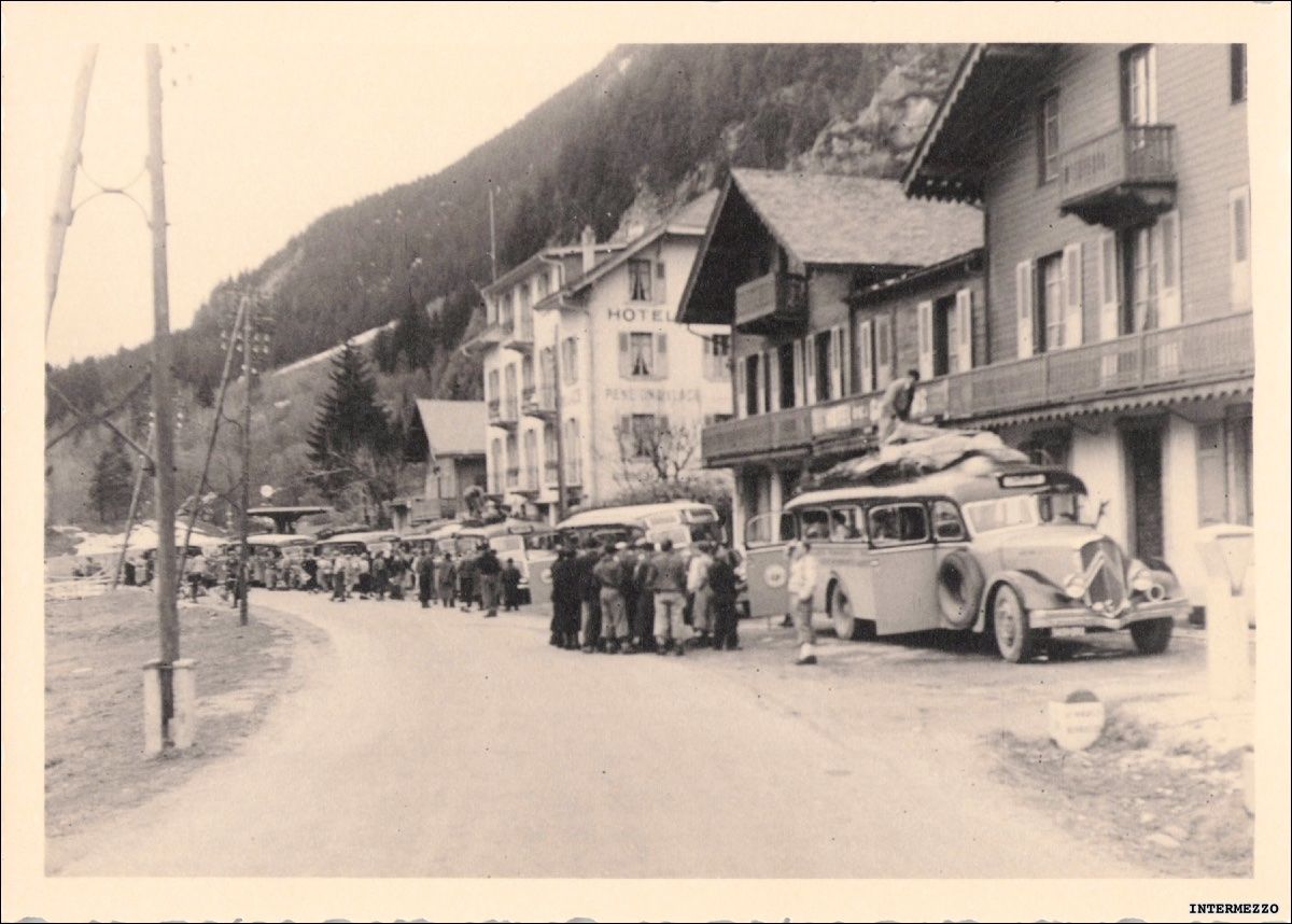 Cartoline postali: Postautos antik // unbekannter Ort Schweiz // Bus Oldtimer – Usato da Basel venduto da intermezzo12