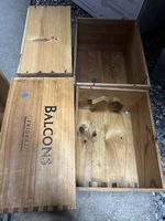 4 Weinkisten Holzboxen