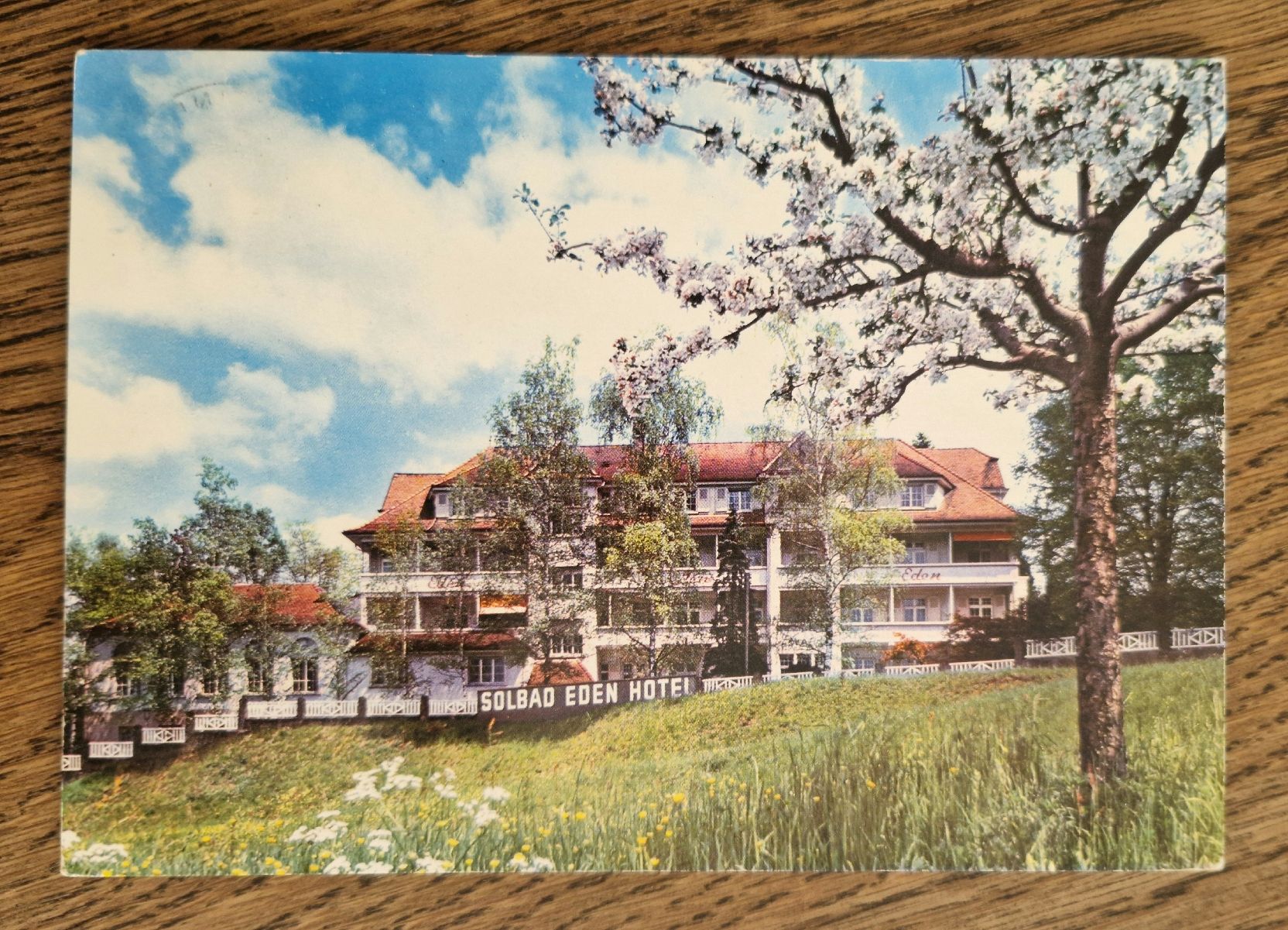 Ansichtskarten: Solbad Hotel Eden, Werbedgemoel, 1974 – Gebraucht aus Ebikon von Donar50