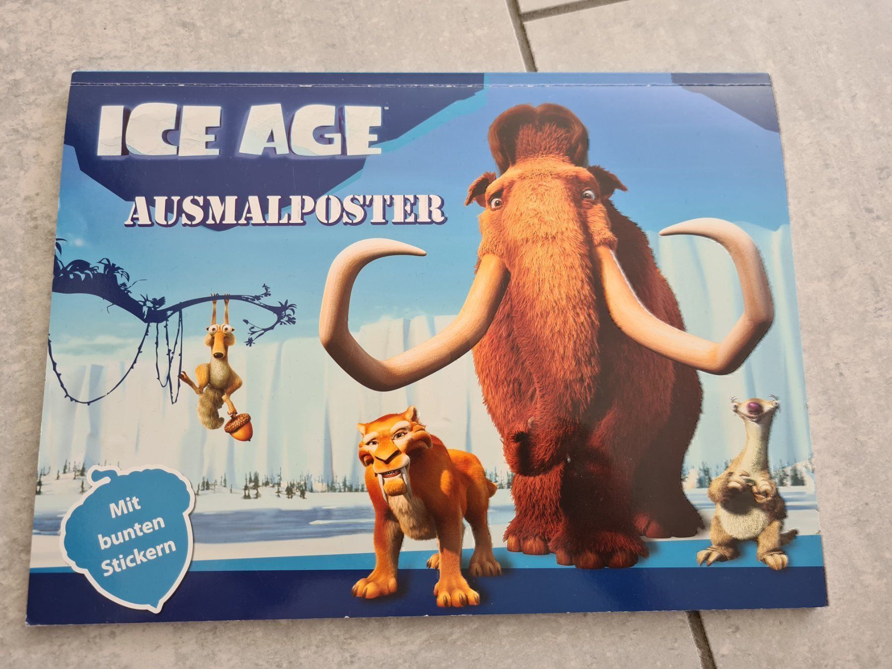 Poster & Bilder: ICE AGE Ausmalposter A4 – Gebraucht aus Killwangen von KIANA08