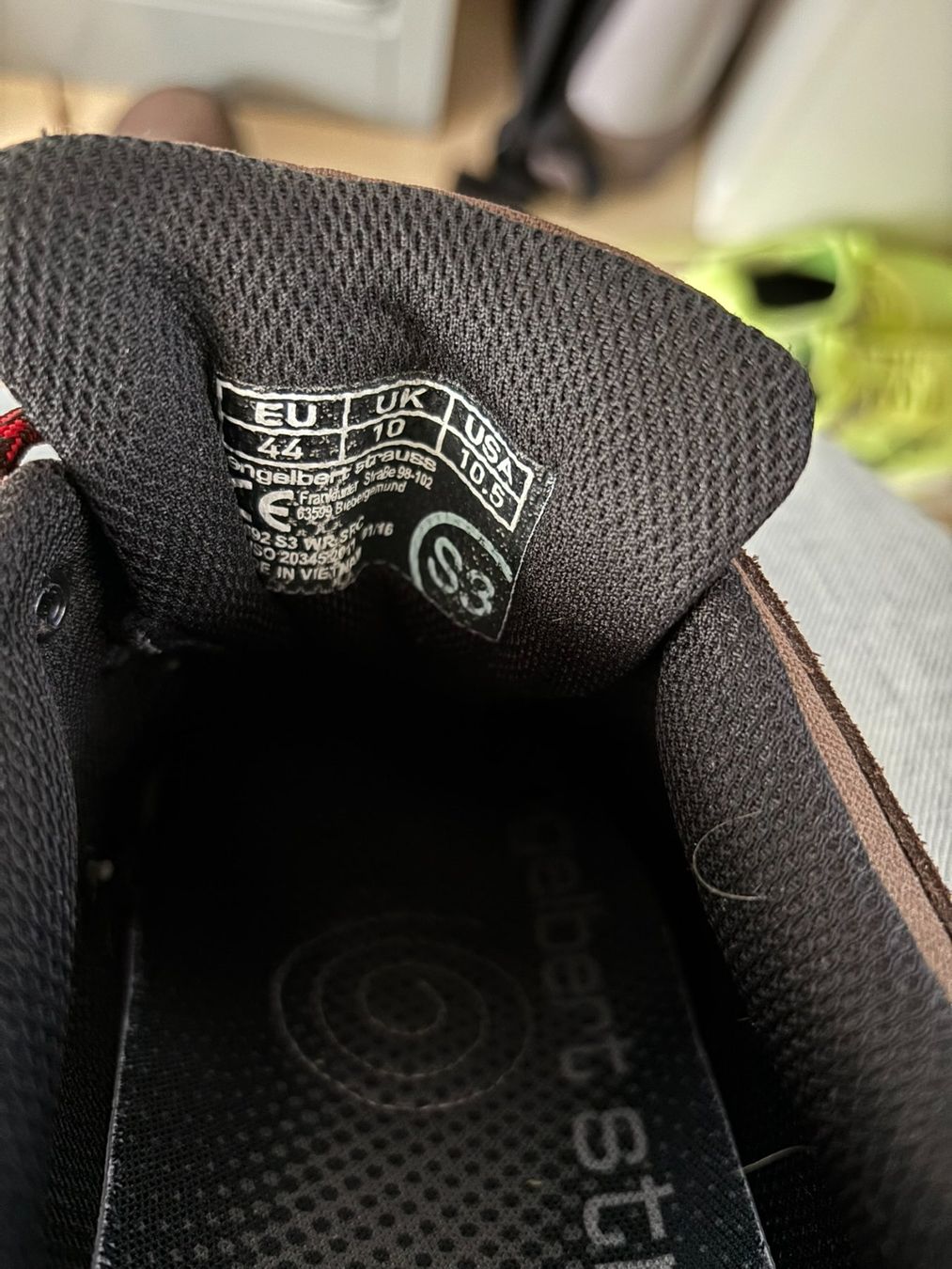 Engelbert Strauss Scarpe da uomo: Arbeitsschuh Engelbert Strauss Gr. 44 – Usato da Grüningen venduto da Teppich1 3