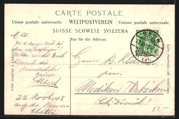 Cartes postales: Bern, Heiliggeistkirche, Bahnhof und Uni – D'occasion à Berlin par bartko-reher 1