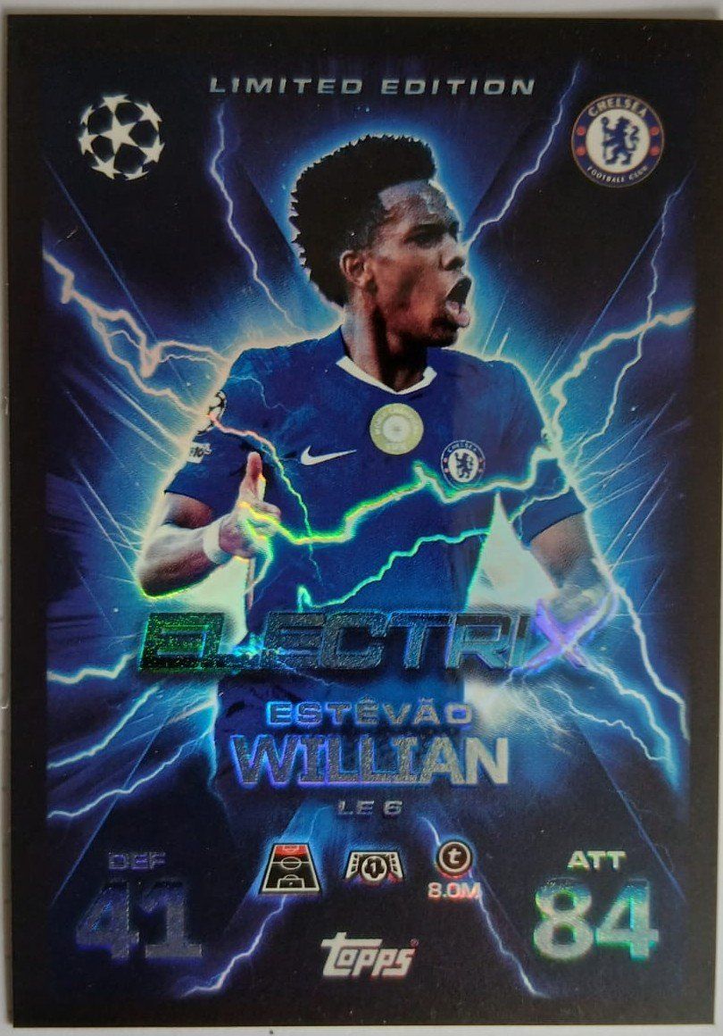 Topps Carte collezionabili: Toops Match Attax Extra Electrix Estevao Willian (Limited E) – Nuovo (secondo la descrizione) da Obergösgen venduto da tss_g2bj