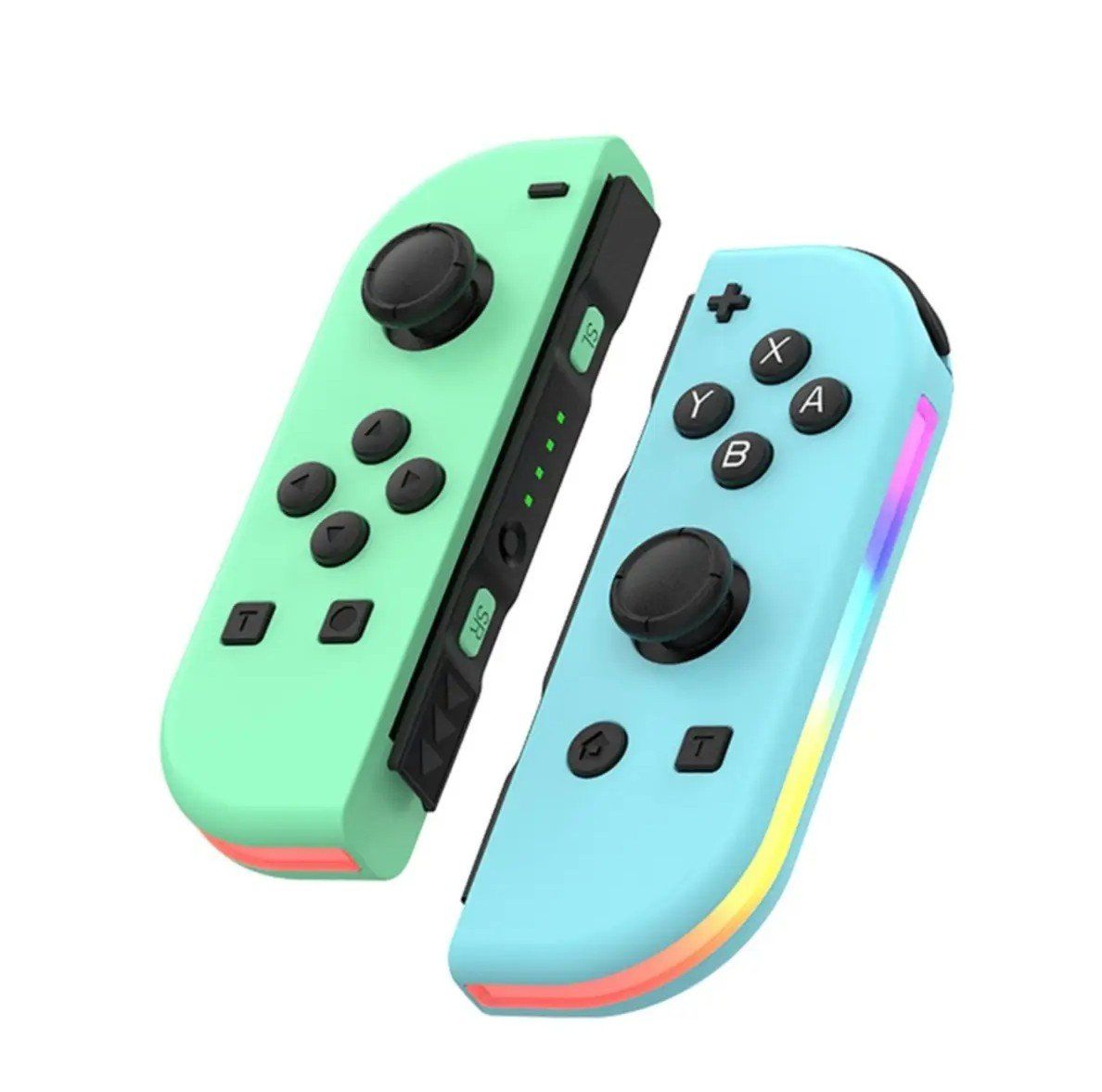 Controller: 2er Set Wireless Controller Gamepad mit RGB Beleuchtung – Nuovo e nell'imballaggio originale da Bern venduto da Deloria
