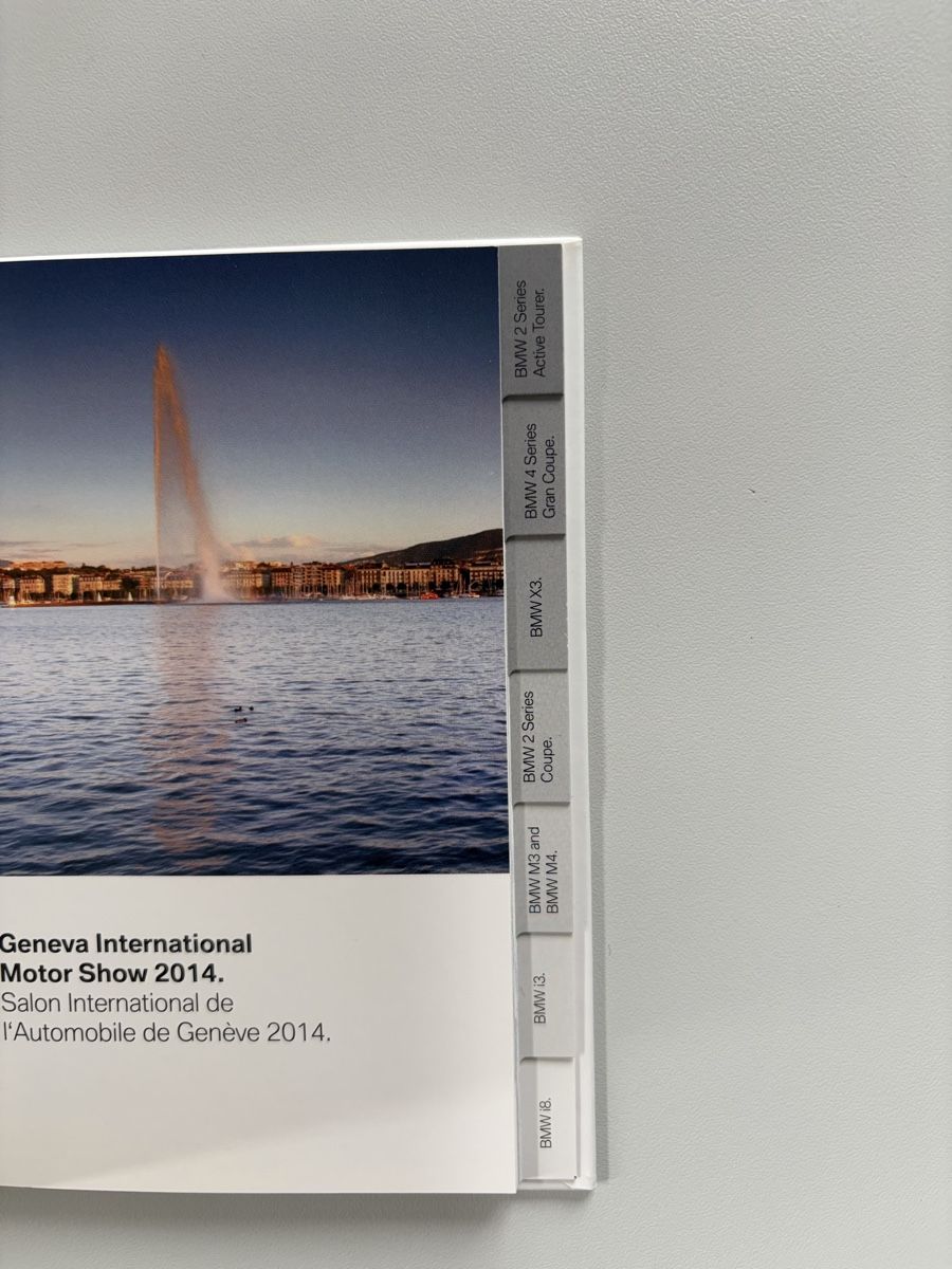 BMW Documenti: BMW Pressemappe Auto Salon Genf 2014 M3/M4 – Usato da Gränichen venduto da Xbertone 2