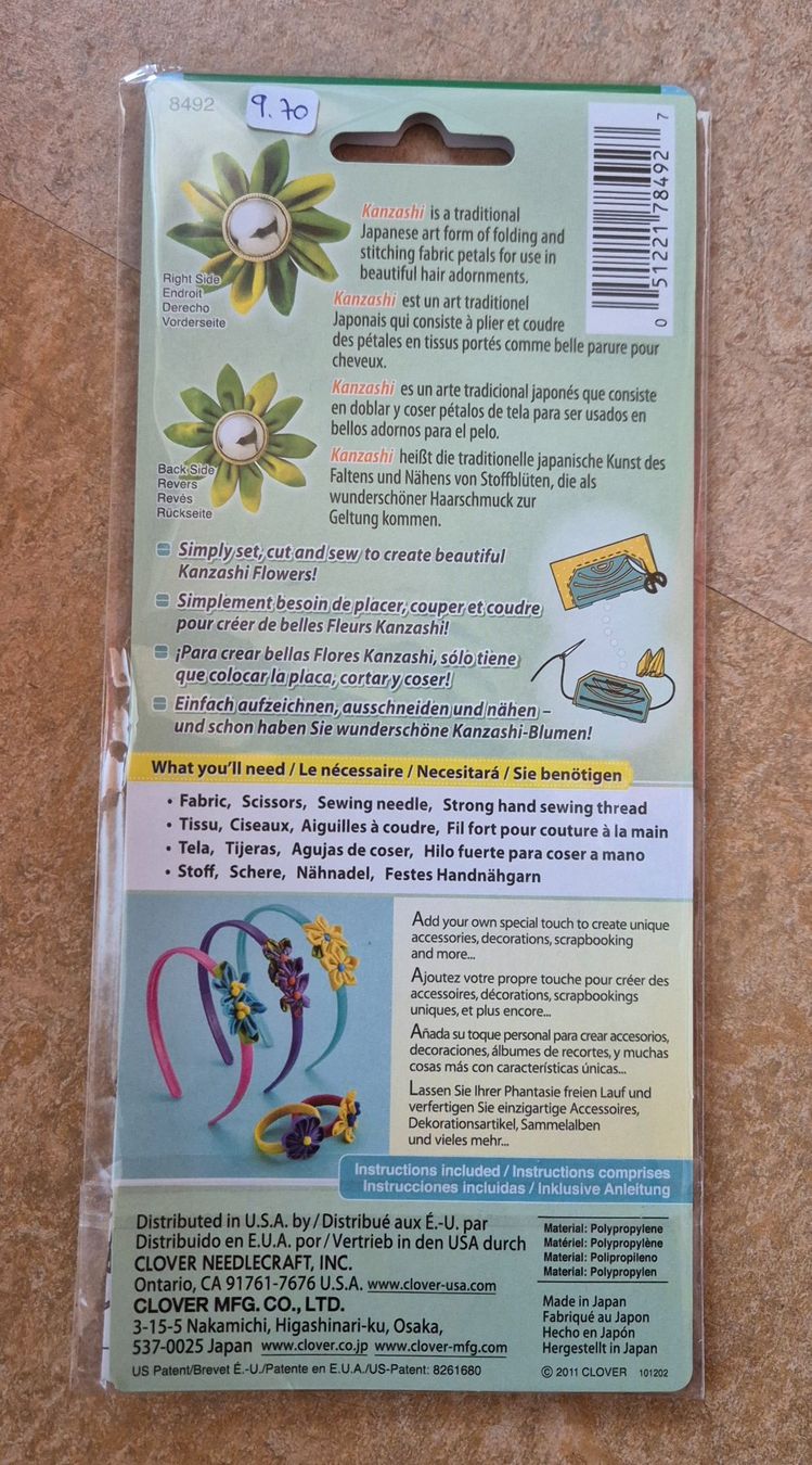 Pochoirs: Kanzashi Blüten Schablone – Neuf avec emballage d'origine à Emmenbrücke par Levira8 1