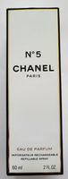 Chanel N°5 Eau Parfum 60ml Vaporisateur Rechargeable PLEIN