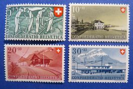 Serie Pro Patria 1947 postfrisch **/(*) - SBK: 20.-.