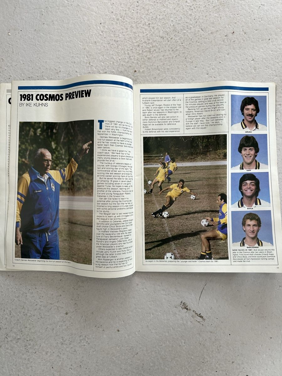 Riviste & Magazine: vintage Cosmos Official Yearbook 1981 – Usato da Bern venduto da spraydose 4