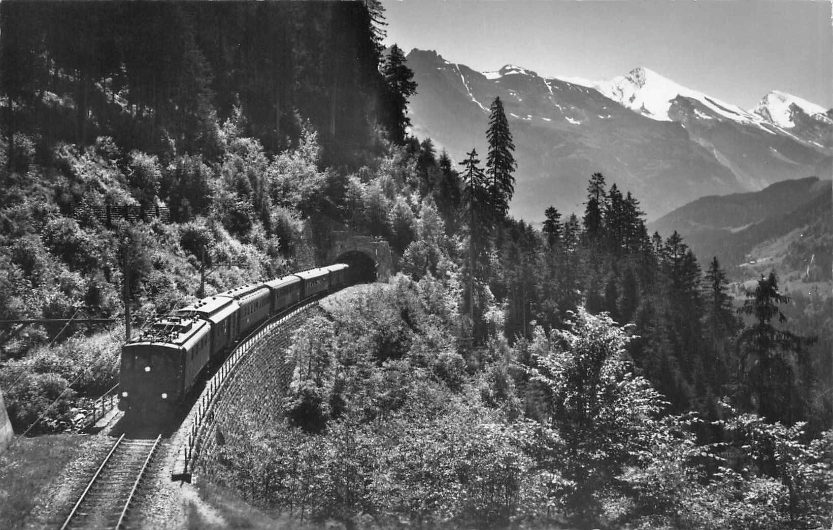 Ansichtskarten: Lötschbergbahn BE bahn – Gebraucht aus Biasca von Blenio71