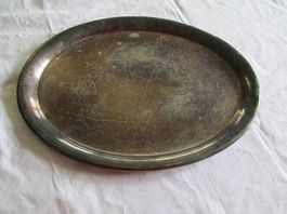 Versilbertes Tablett
