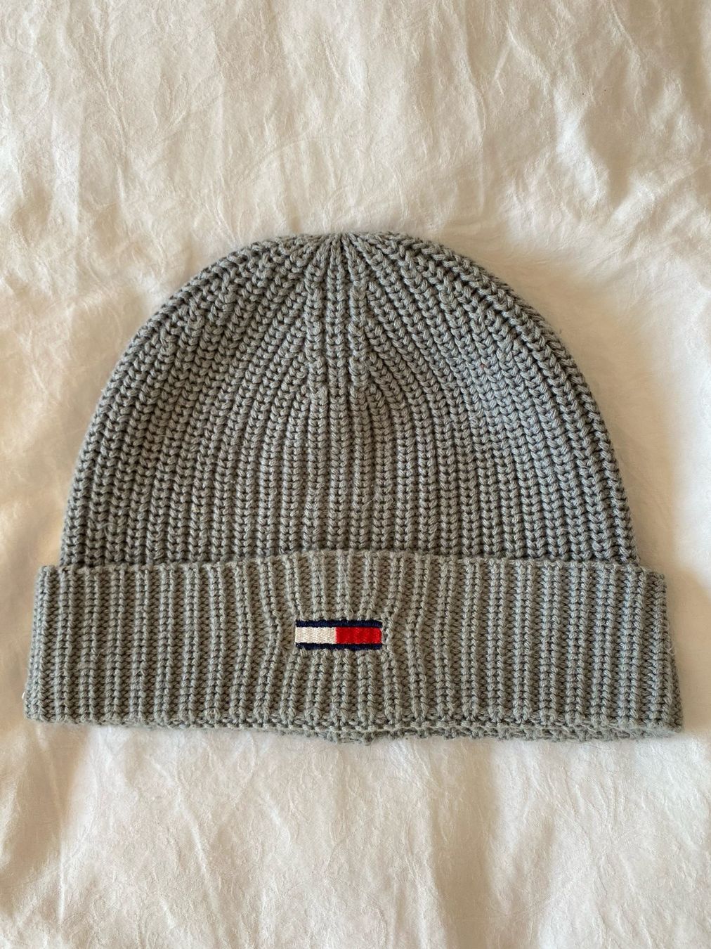 Tommy Hilfiger Copricapi, berretti & cappellini: Bonnet Tomy Hilfiger tricot gris – Usato da St-Blaise venduto da Windy2