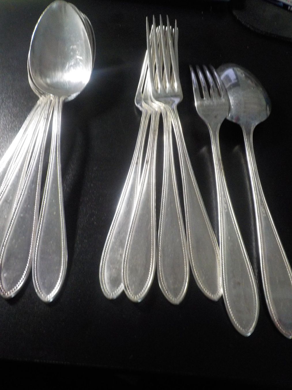 Bestecksets: Silberbesteck, 5 Löffel und 5 Gabeln – Gebraucht aus Muri b. Bern von Ricardodecor 1