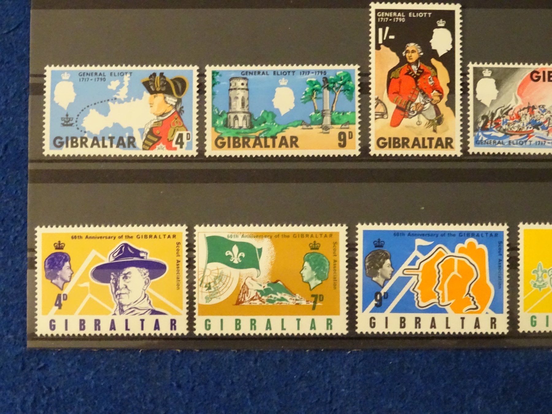 Alle Briefmarken: GIBRALTAR postfrische Briefmarken aus 1967/68 – Neu (gemäss Beschreibung) aus Schliern b. Köniz von Djbubu 2